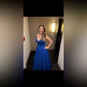 Royal Blue gown